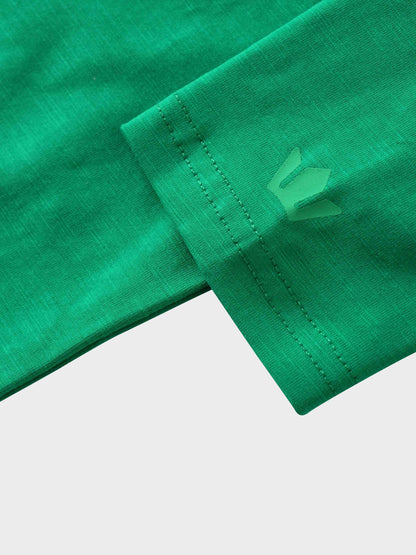 Crew Bomber Tee-Kelly Green-4