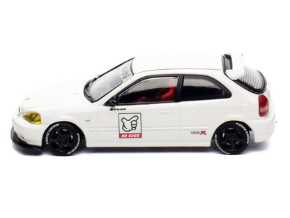 Honda Civic Type R (EK9) RHD (Right Hand Drive) White "Thailand Diecast Expo 2025 Event Edition" 1/64 Diecast Model Car by Inno Models-1