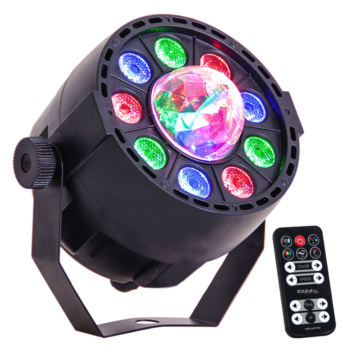 LED PAR-ASTRO 2-in-1 Disco Light 4 pcs. Bundle-1