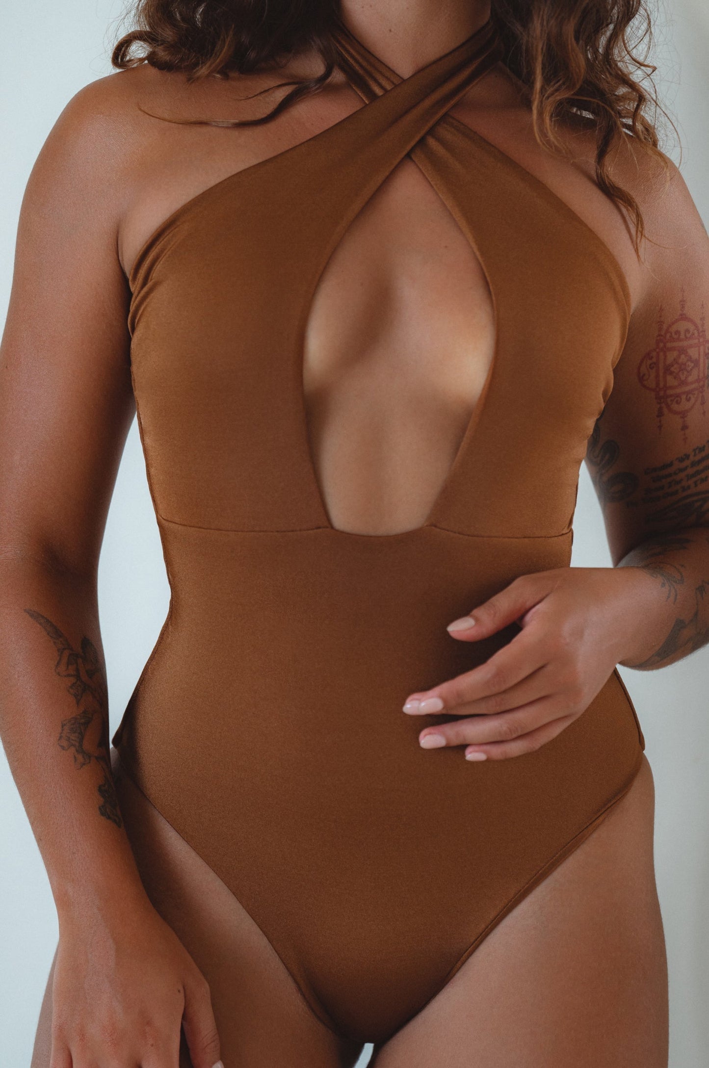 Iliana Cross-Over One Piece Swimsuit-7