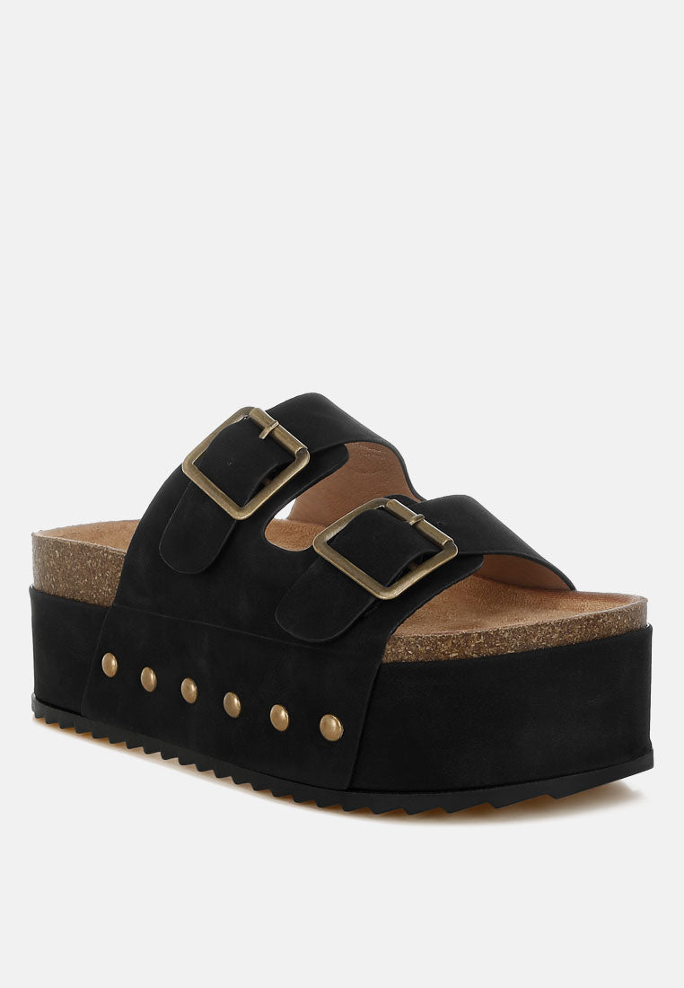 Impala Studded Faux Leather Slip Ons-2