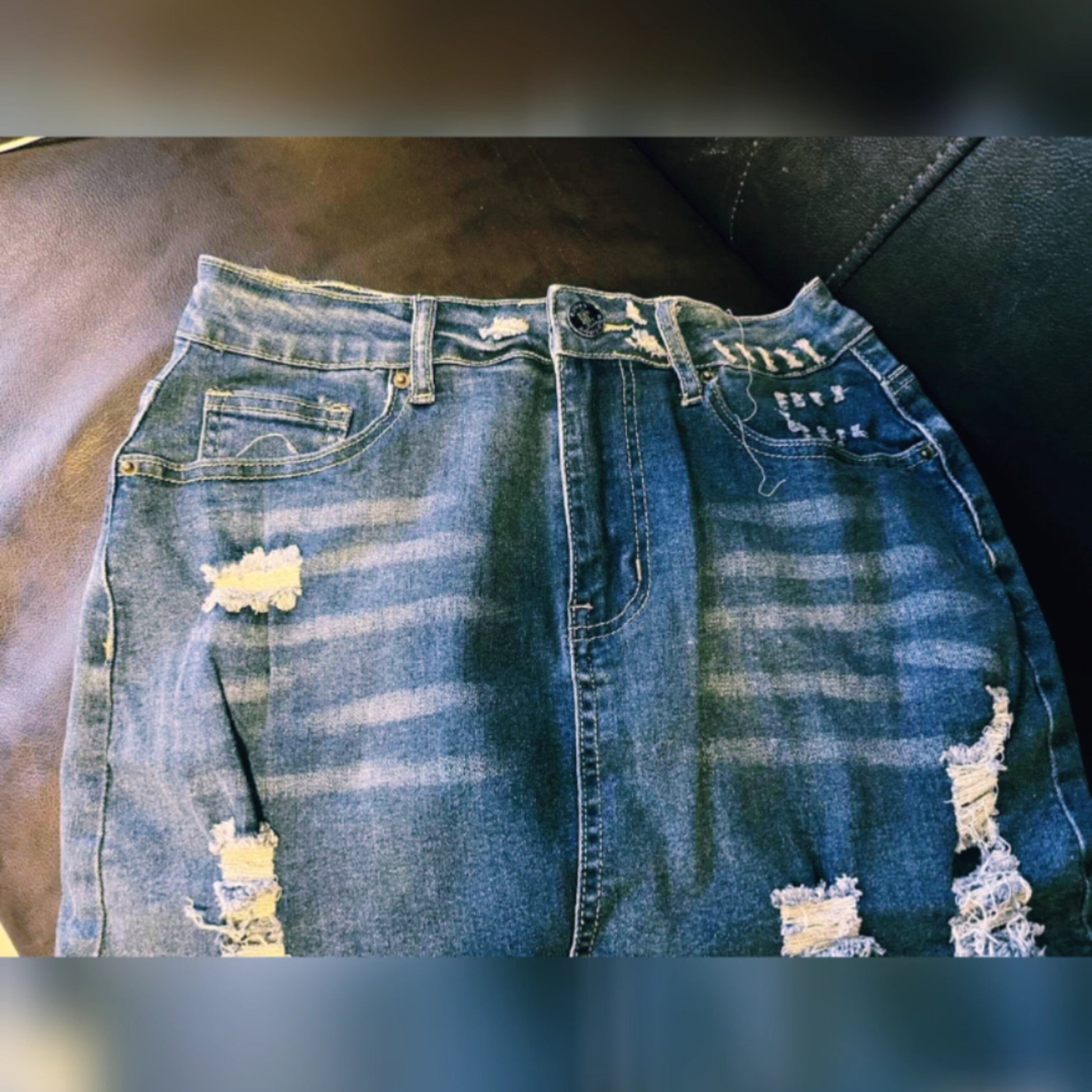 DON JOHN Jean Shorts Handmade Women's-2