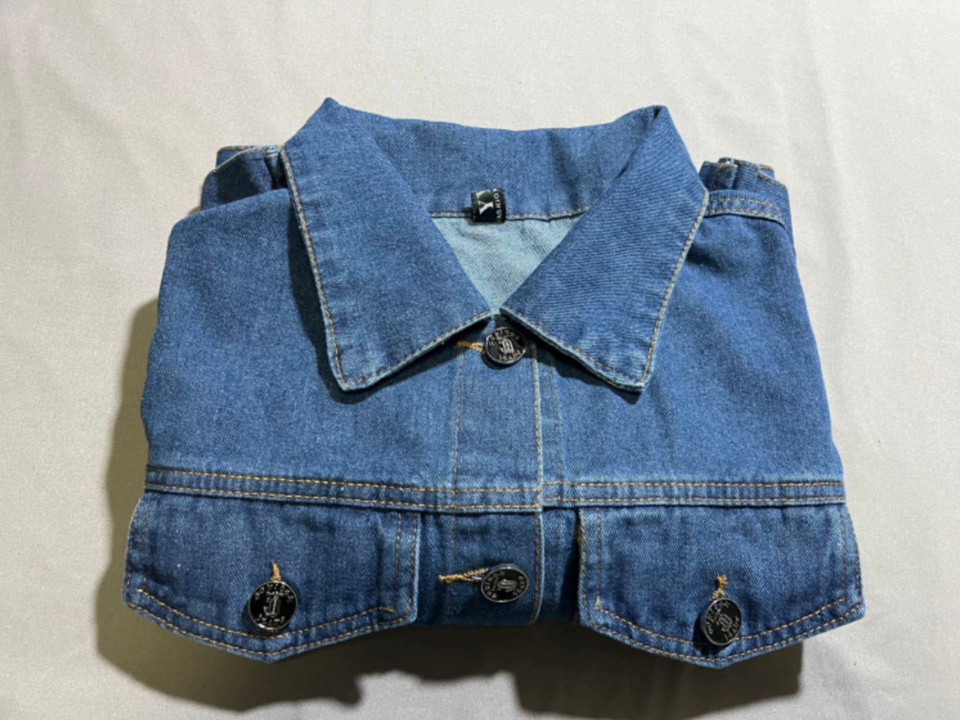 DON JOHN Jean Jacket Marilyn Monroe Women's-1