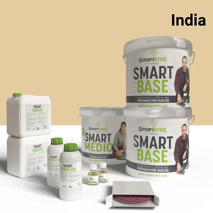 Kit microcemento para escaleras de obra de 16 m²-18