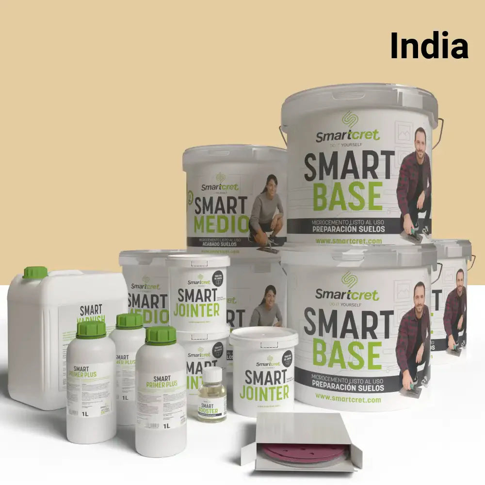 Kit de microcemento para escaleras de azulejos de 24 m²-18