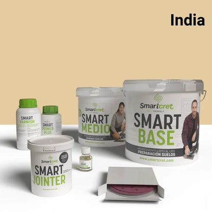 Kit de microcemento para suelos de cocina con azulejos de 4m²-18