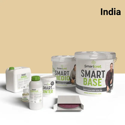 Kit de microcemento para escaleras de azulejos de 8 m²-18