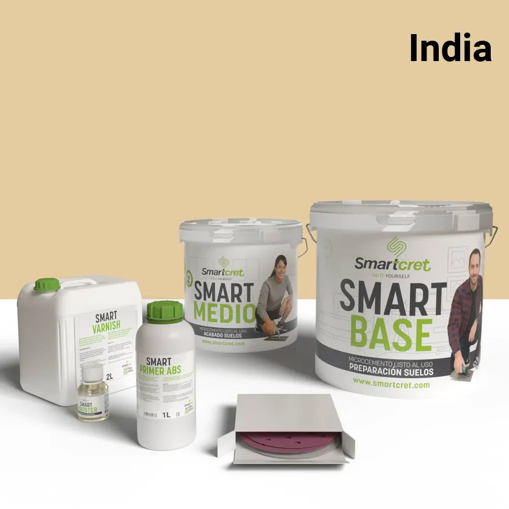 Kit microcemento para escaleras de obra de 8 m²-18