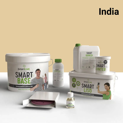 Kit microcemento para paredes de cocina con azulejos de 8 m²-18