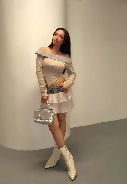 Gaias Fantasy Heel Patent Faux Leather Boots-1