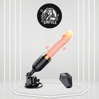 Interactive Thrusting Dildo with Remote Control-0