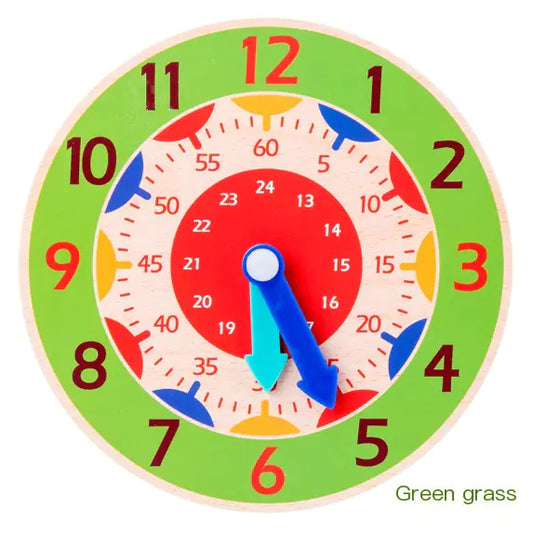 Children's Educational Wooden Digital Clock Toy