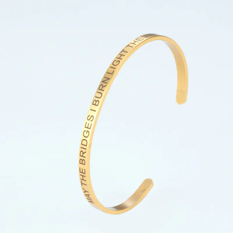 Engraved Bracelet for Women