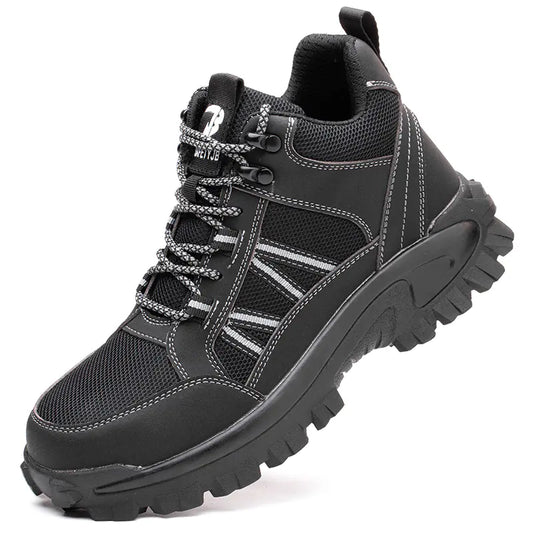 Steel Toe Work Boots for Men and Women, Lightweight & Breathable
