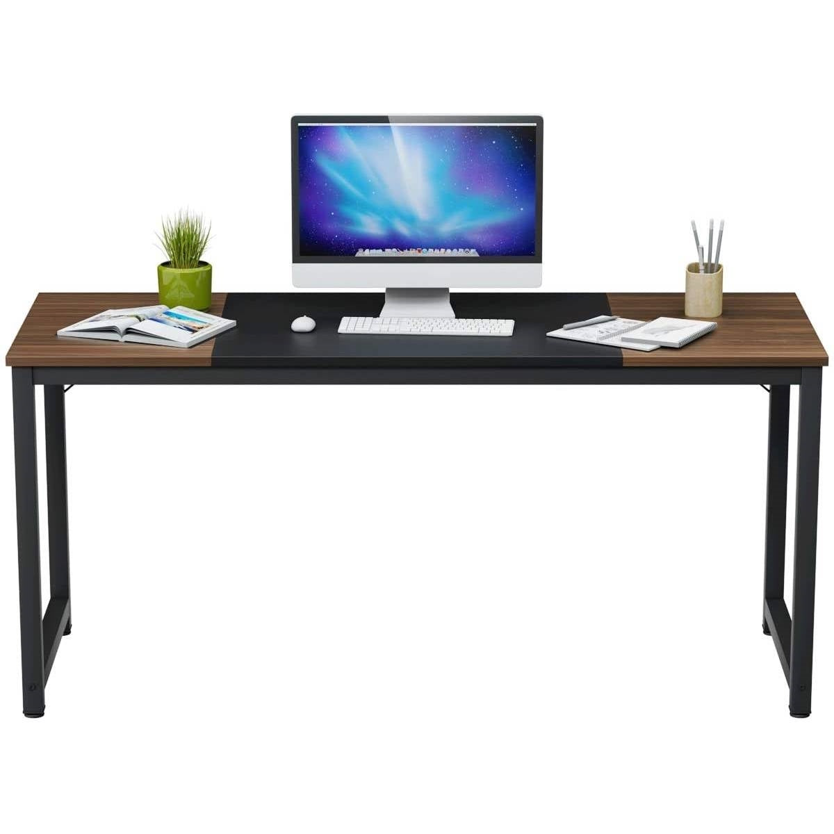 63 Inch Study Writing Desk for Home Office Bedroom-0
