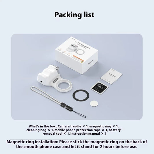 Magnetic Bluetooth Camera Handle