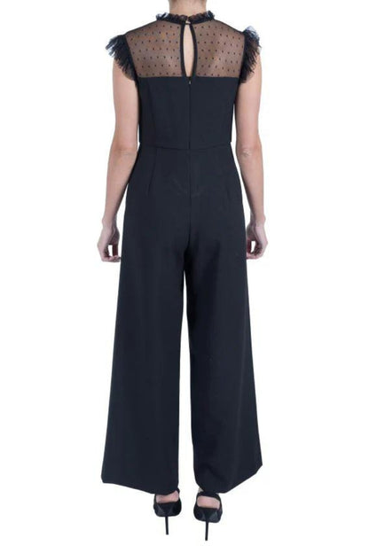 Julia Jordan Ruffled Drawstring Crepe Jumpsuit-2