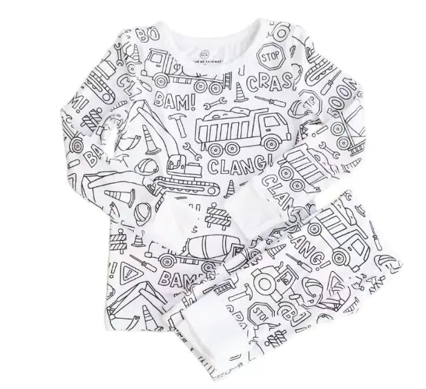 Children's DIY Hand-Painted Pajamas Set