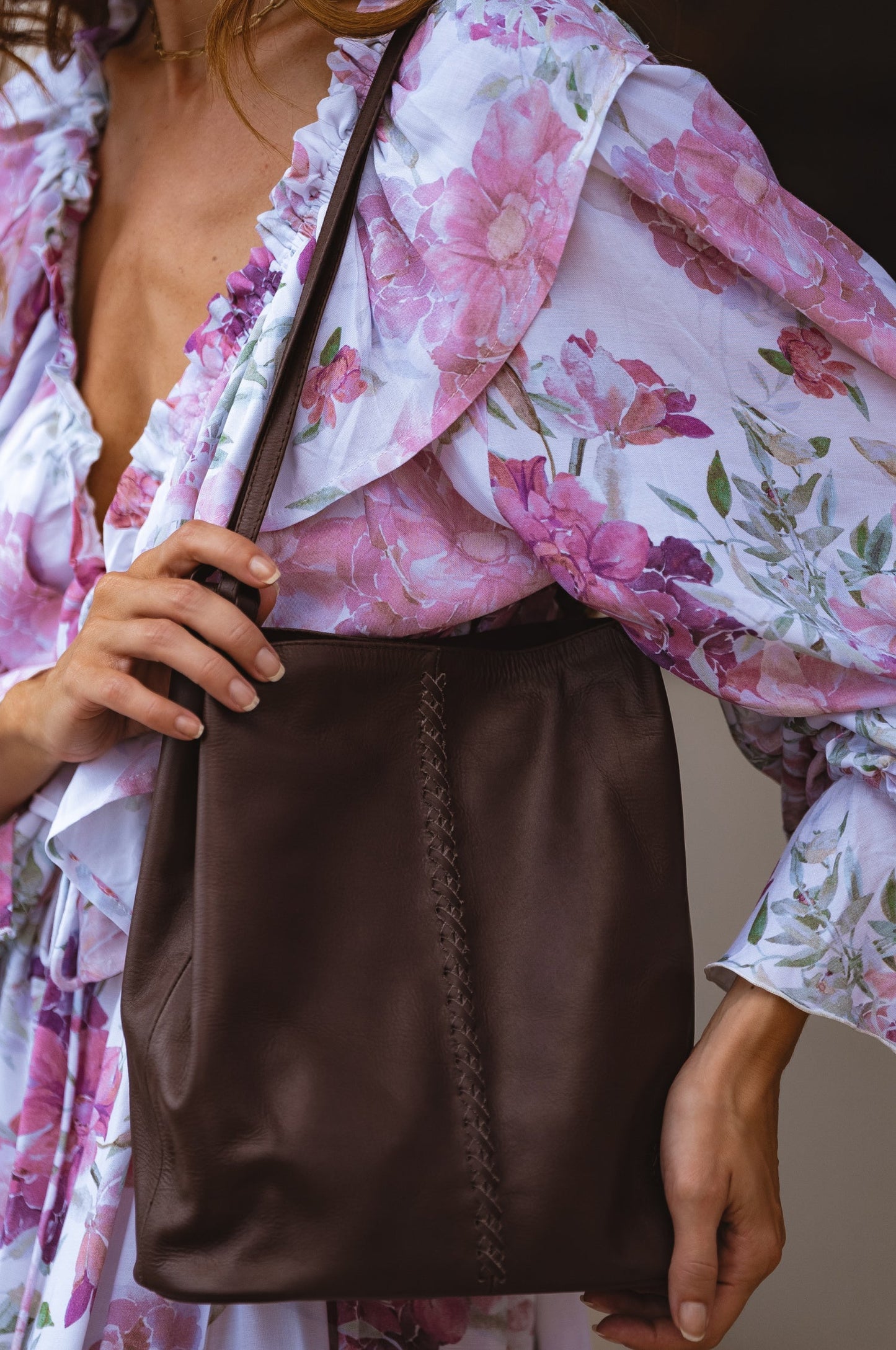 Janette Leather Shoulder Bag-0