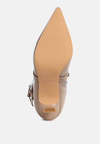 Jaunts Eyelets & Studs Harness Ankle Boots-4