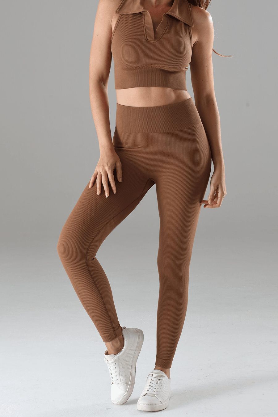 Jill High-Rise Ribbed Leggings-3