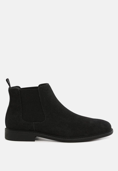 Joham Mens Faux Leather Chelsea Boots-0