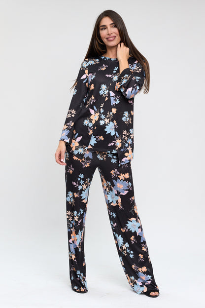 Conjunto de pantalón y jersey corte cruzado delantero japonés-2