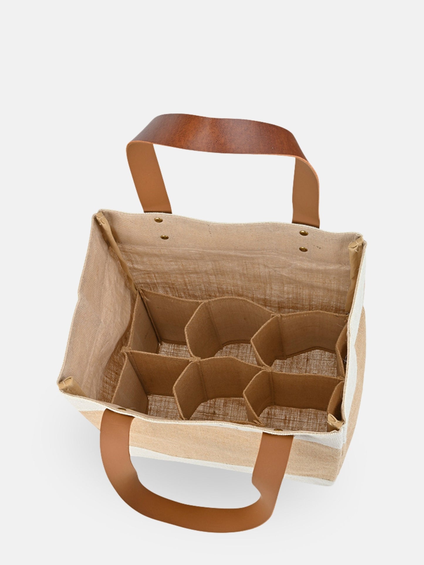 Jute 2-in-1 Convertible Beverage Tote-3