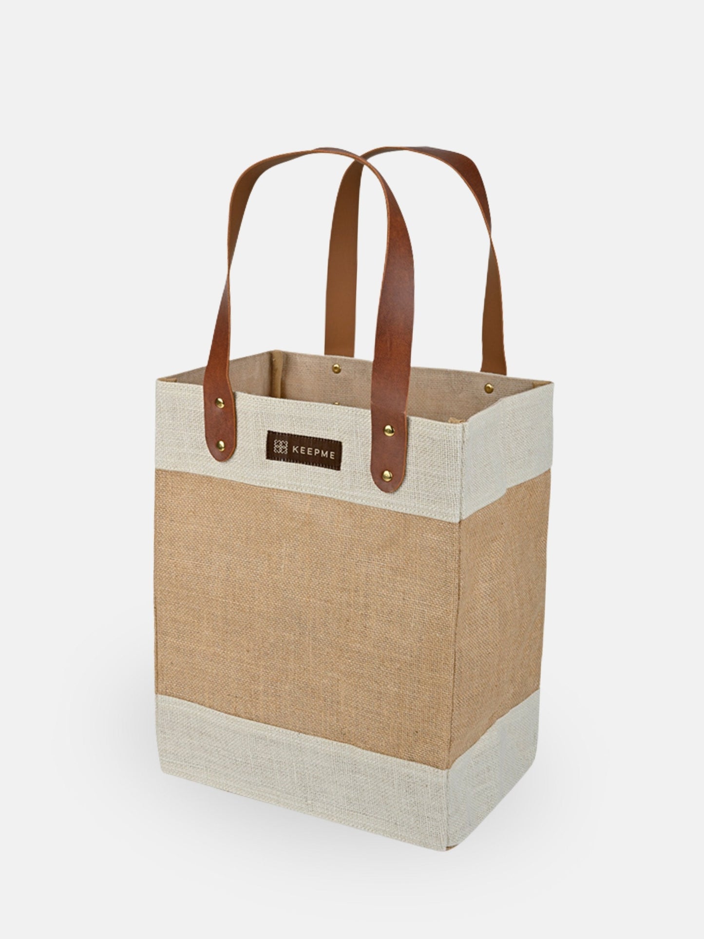 Jute 2-in-1 Convertible Beverage Tote-0