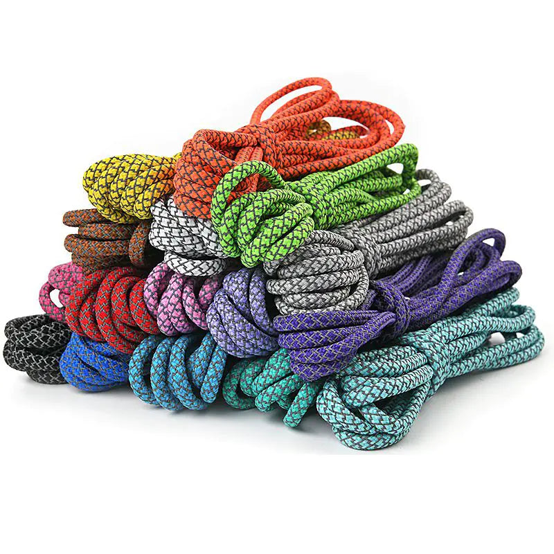 Reflective Round Sports Shoelaces with High Light