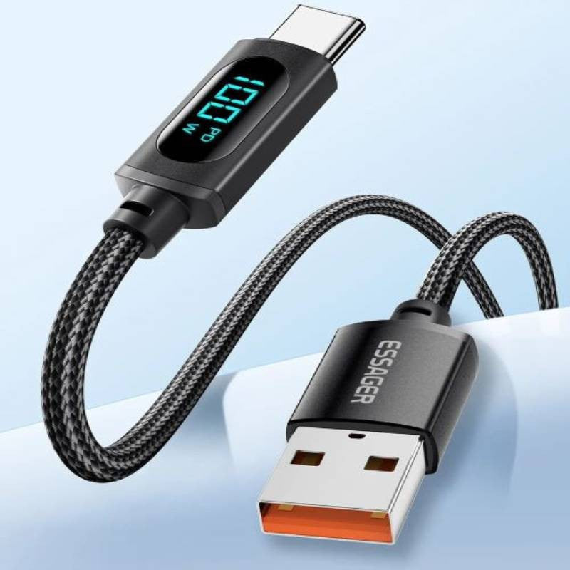 Essager 7A USB Type C gyors töltő kábel 3 db-os-0