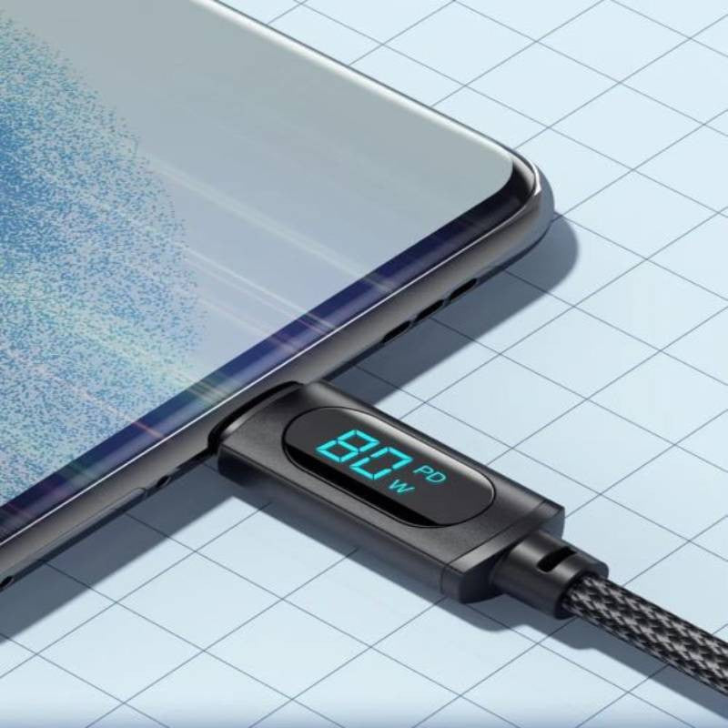 Essager 7A USB Type C gyors töltő kábel 3 db-os-1