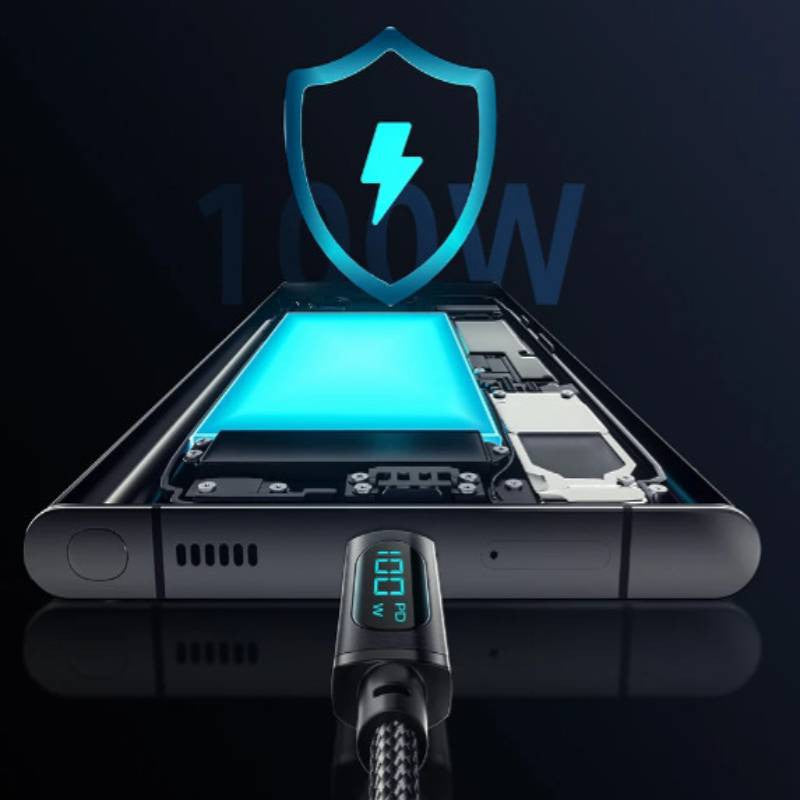 Essager 7A USB Type C gyors töltő kábel 3 db-os-2