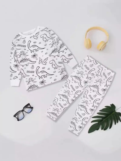 Girls DIY Graffiti Coloring Suit