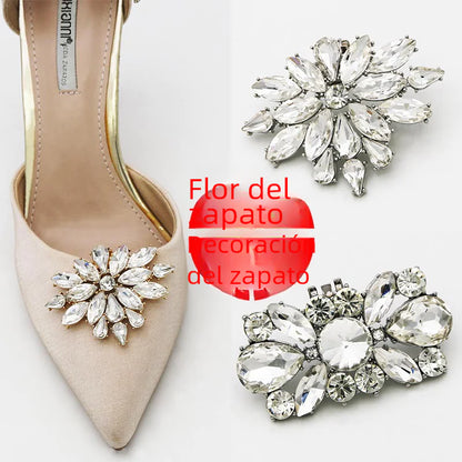 Crystal Decorative Buckle for High Heels and Shoes