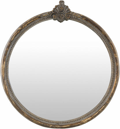 Kandersteg Dark Red Accent Mirror-0