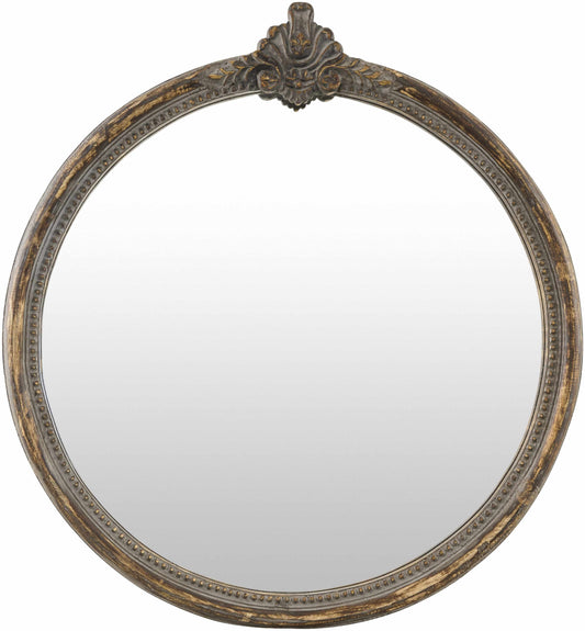 Kandersteg Dark Red Accent Mirror-0