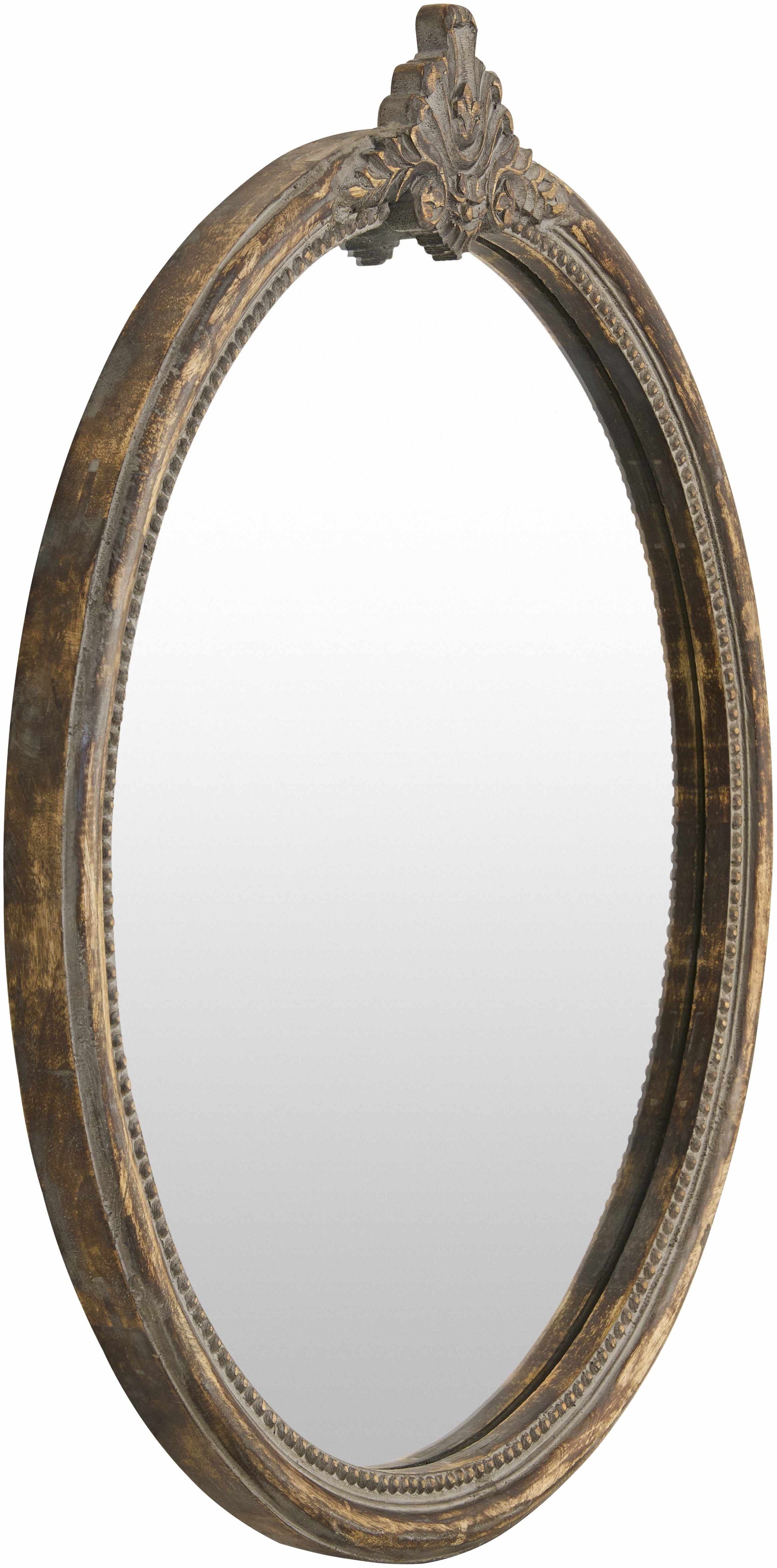 Kandersteg Dark Red Accent Mirror-1