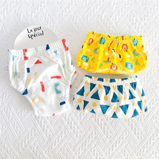 Washable Waterproof Cotton Baby Urine Ring Diapers
