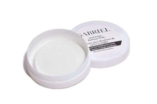 Gabriel Cosmetics Nail Polish Remover | Non-Toxic Citrus-Scented | All Natural Ingredients | Non-Acetone & Paraben Free | Gentle on Skin | Vegan | Conditions & Preps Nails (Wipe)