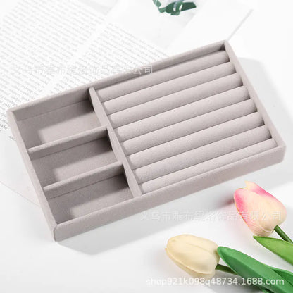 Velvet Jewelry Organizer Tray