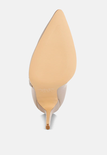 Kalina Rhinestones Chain Detail Boots-4