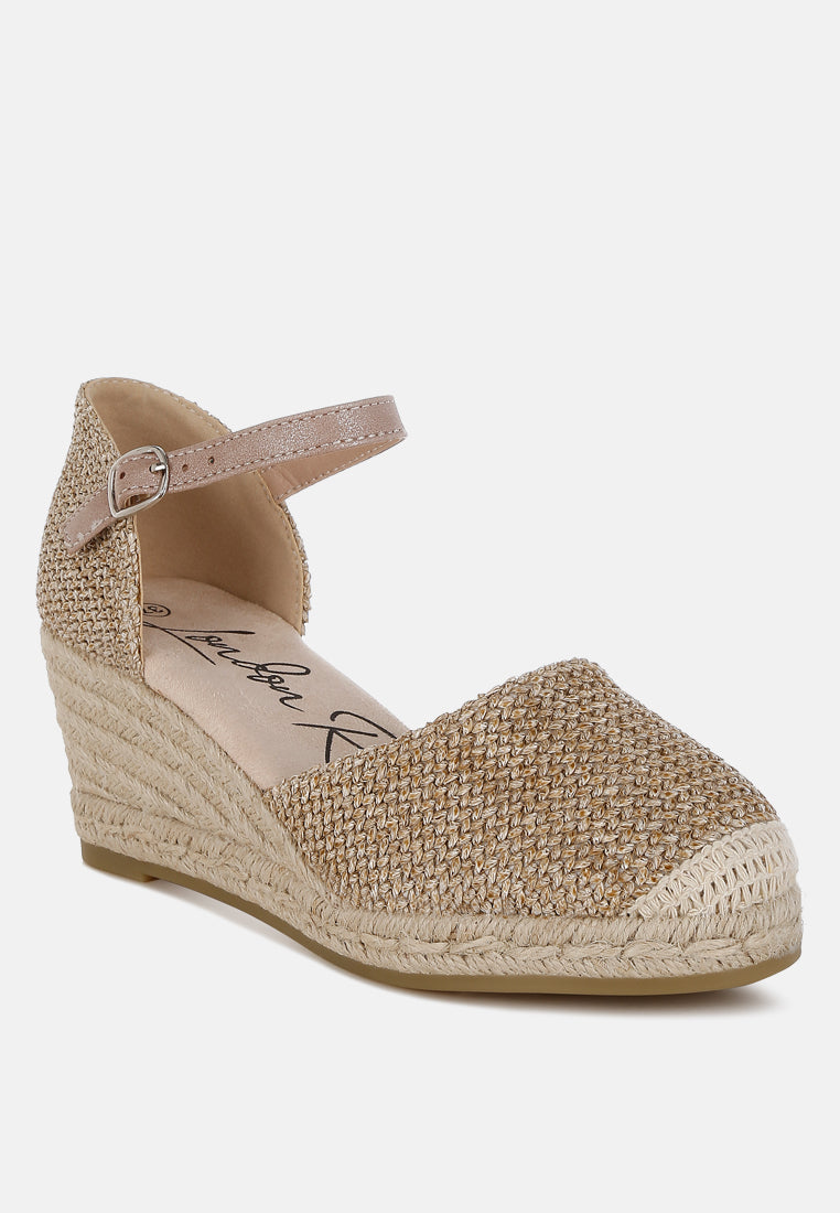 Kalista Raffia Woven Wedge Sandals-2