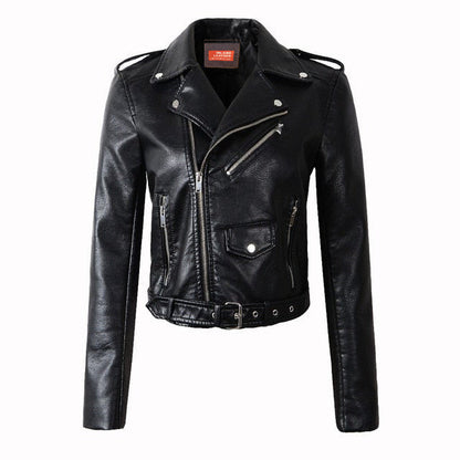 Katherine Women's Motorcycle Genuine Leather Jacket-3
