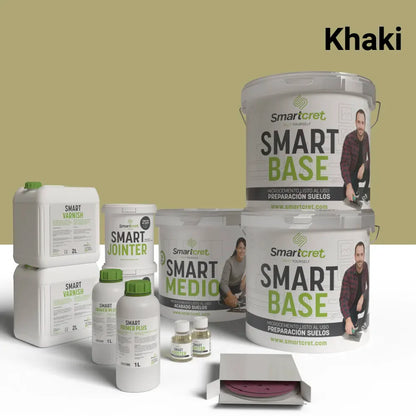 Kit de microcemento para suelos de cocina con azulejos de 16 m²-23