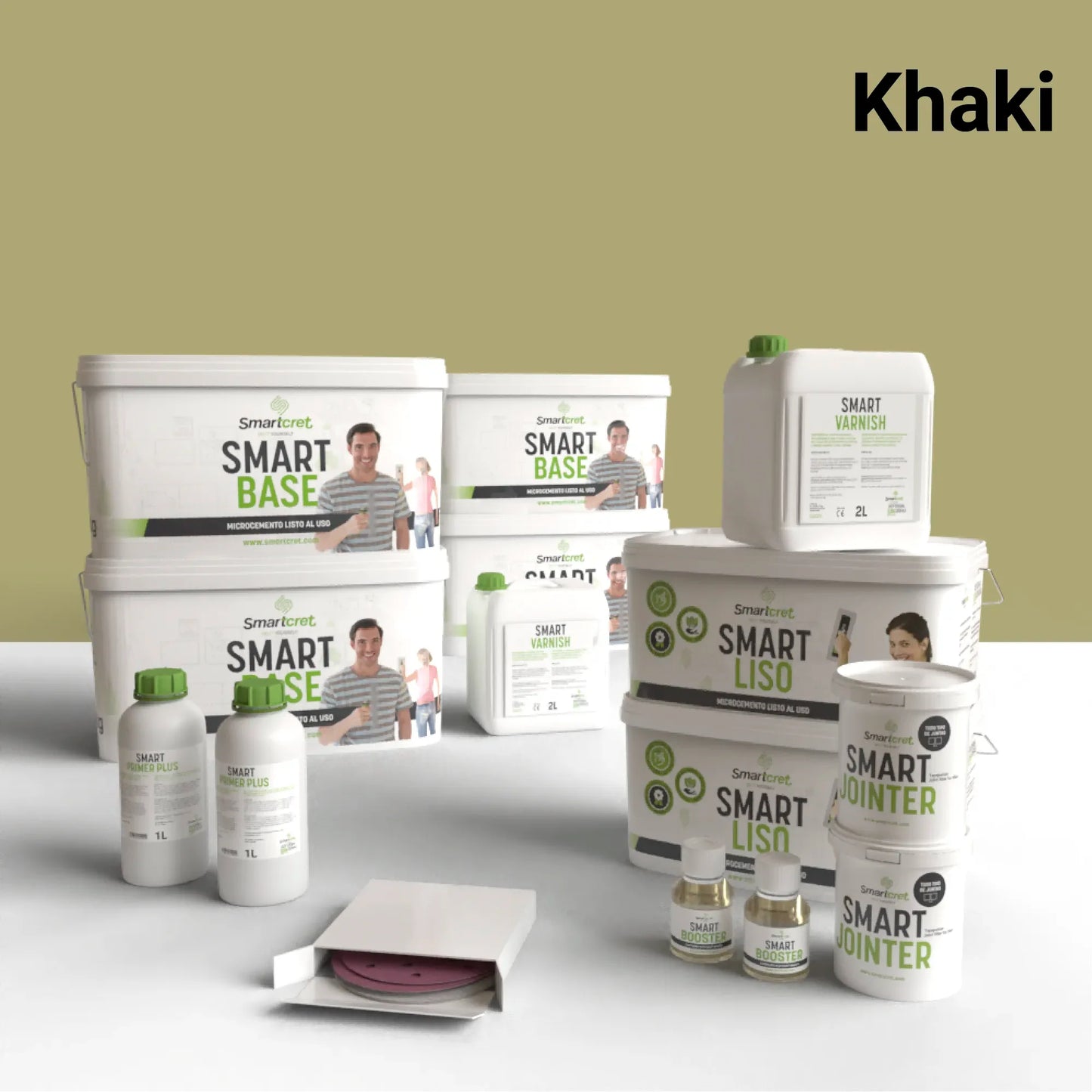 Kit microcemento para suelos de baño con azulejos de 16 m²-22