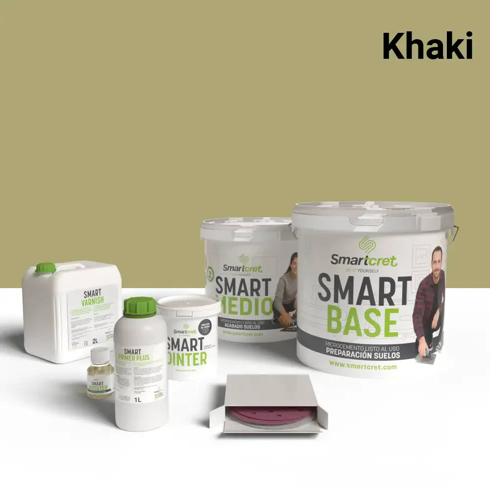 Kit de microcemento para escaleras de azulejos de 8 m²-23