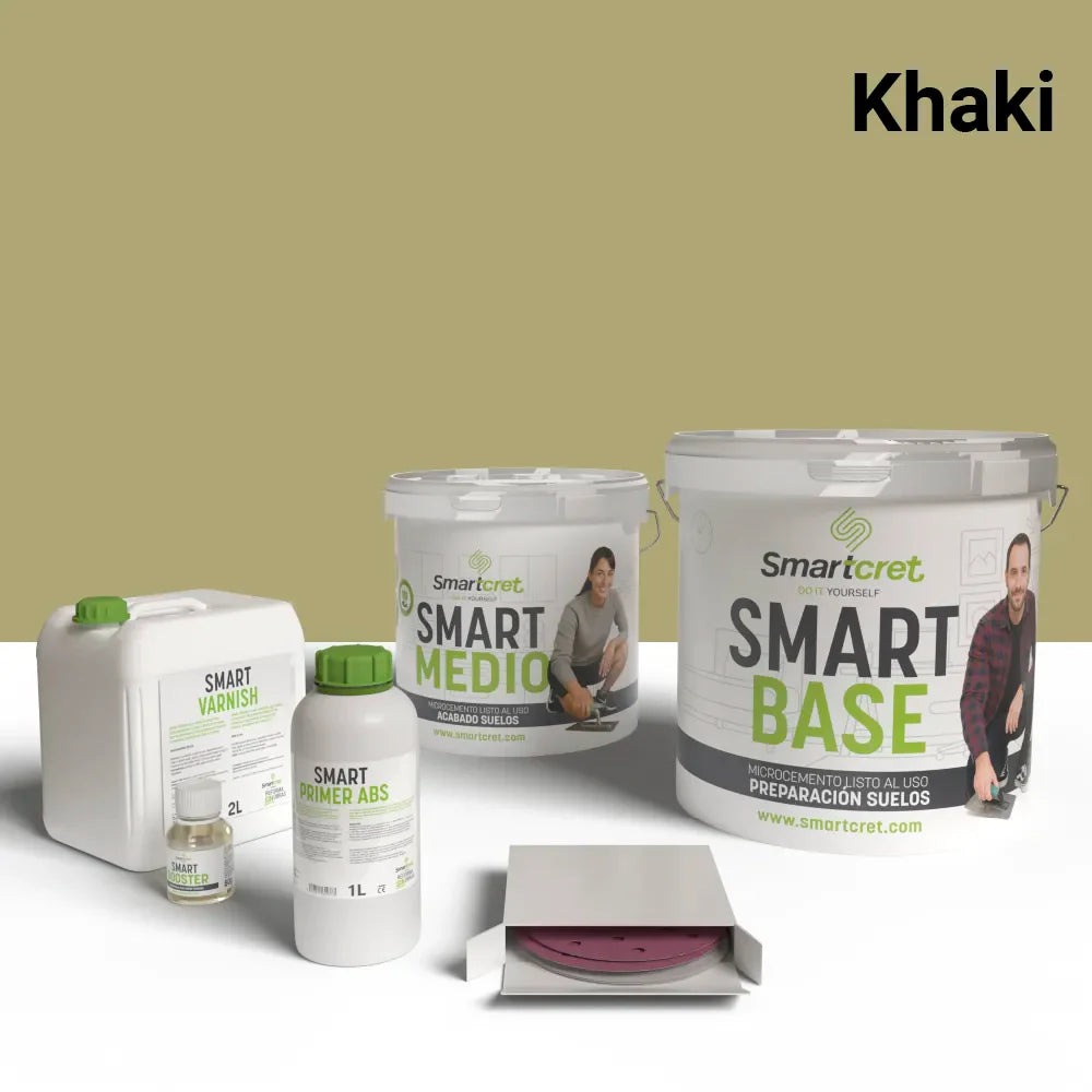 Kit microcemento para escaleras de obra de 8 m²-23