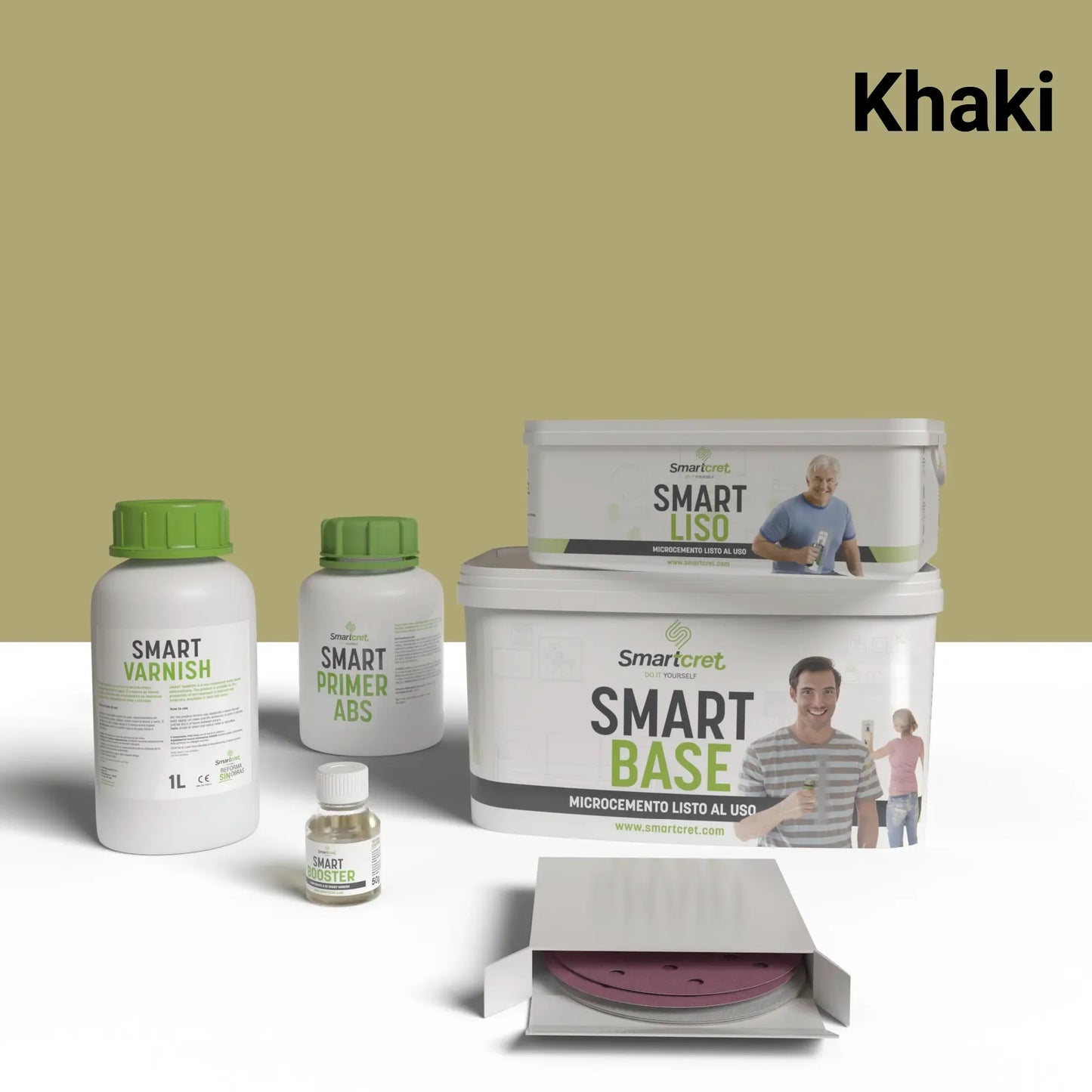 Kit de microcemento para lavabos con juntas de 4m²-23