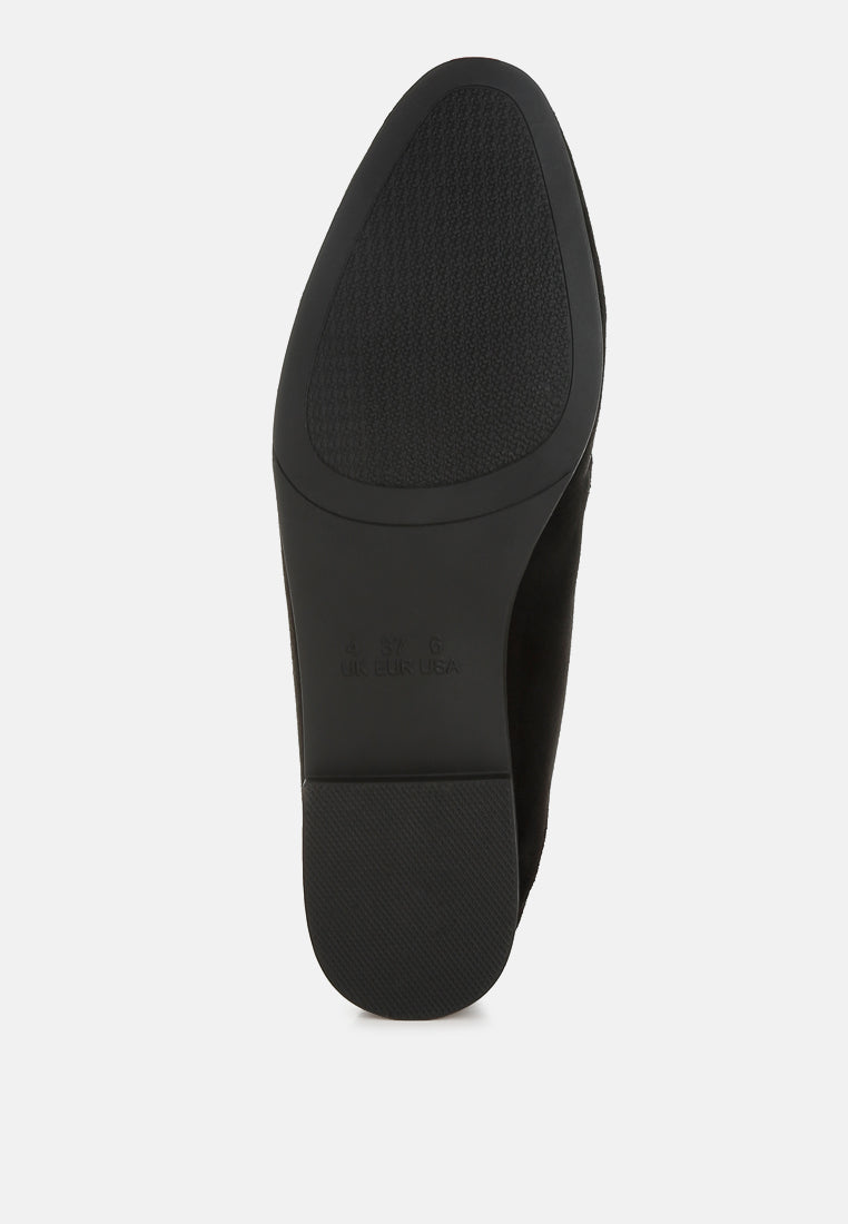 Kingsley Horsebit Embellished Loafers-1